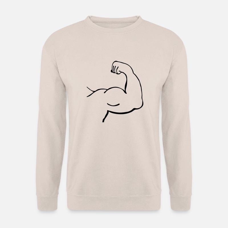 Muskeln_2_m1 - Unisex Pullover - Sand