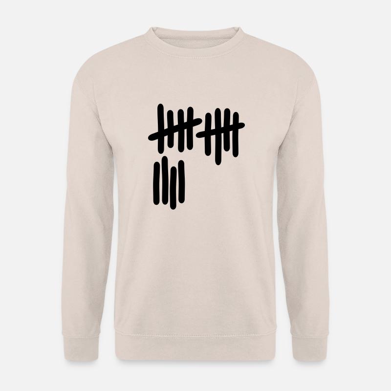 14 - Nummer - Unisex Pullover - Sand