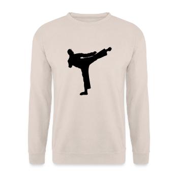 kickboxer - Sweat-shirt Unisexe - sable - Devant - Alina (178cm) & Michal (187cm)
