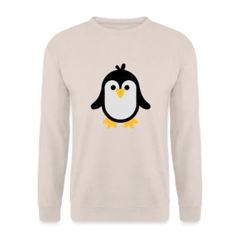 Manchot - Sweat-shirt Unisexe - sable - Devant - Alina (178cm) & Michal (187cm)