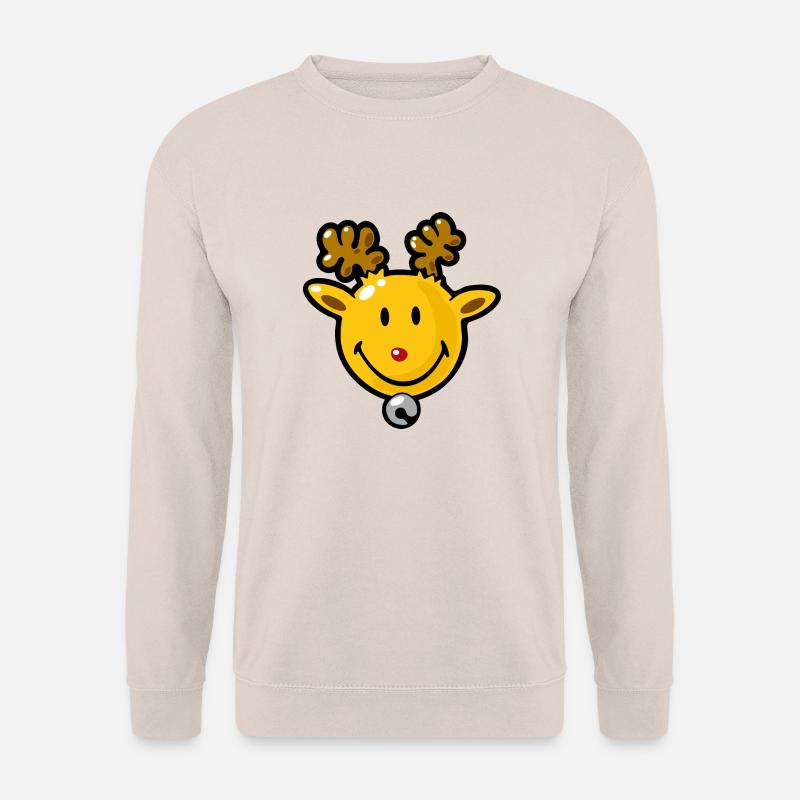 Smiley Deer - Unisex Pullover - Sand