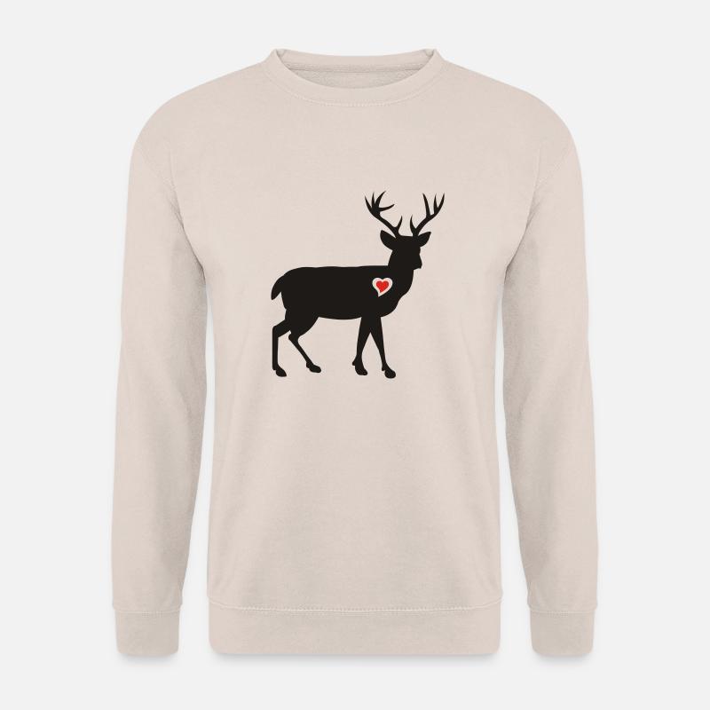 hirsch - Unisex Pullover - Sand