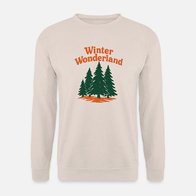 Winter Wonderland Retro - Unisex Pullover - Sand