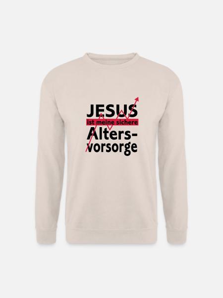 Altersvorsorge - Unisex Pullover - Sand