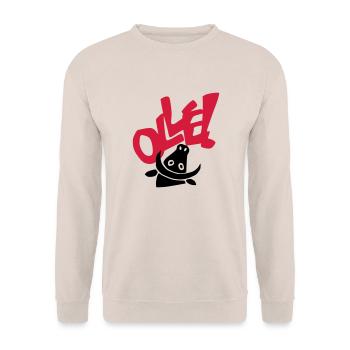 toto olle - Sweat-shirt Unisexe - sable - Devant - Alina (178cm) & Michal (187cm)