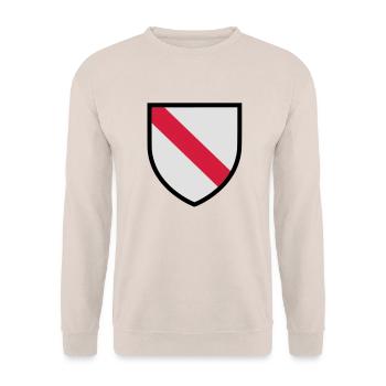 Blason Strasbourg (T) - Sweat-shirt Unisexe - sable - Devant - Alina (178cm) & Michal (187cm)