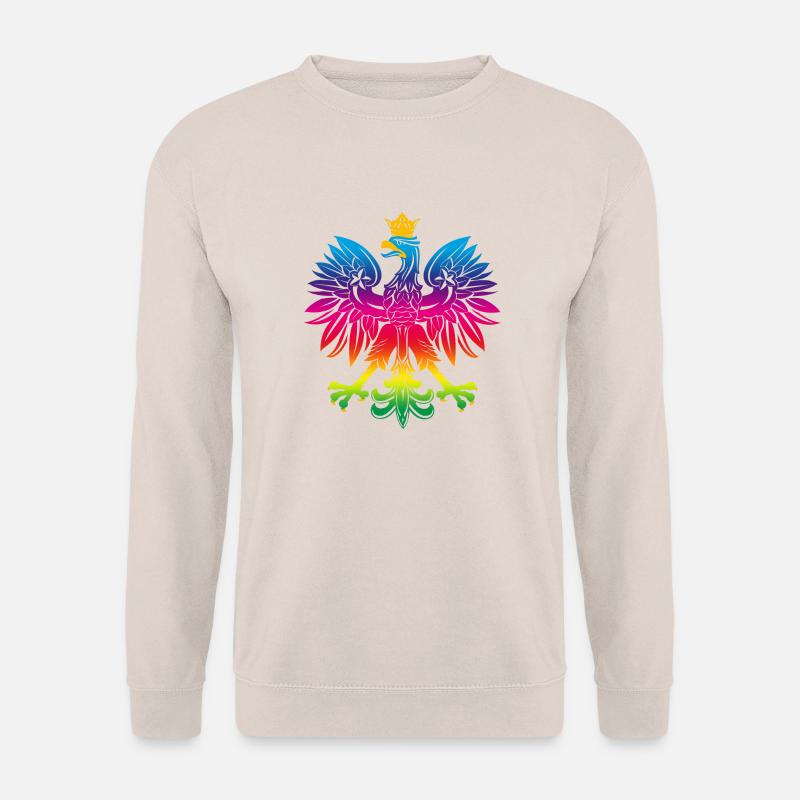 Rainbow eagle 1 - Unisex Sweatshirt - sand