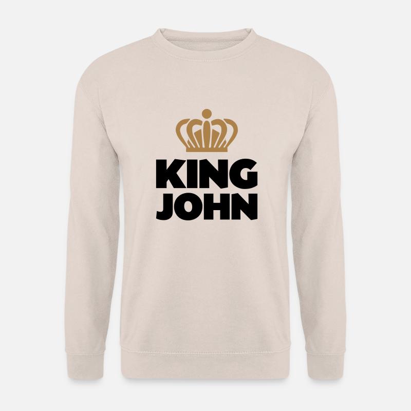 King john name thing crown - Unisex Sweatshirt - sand