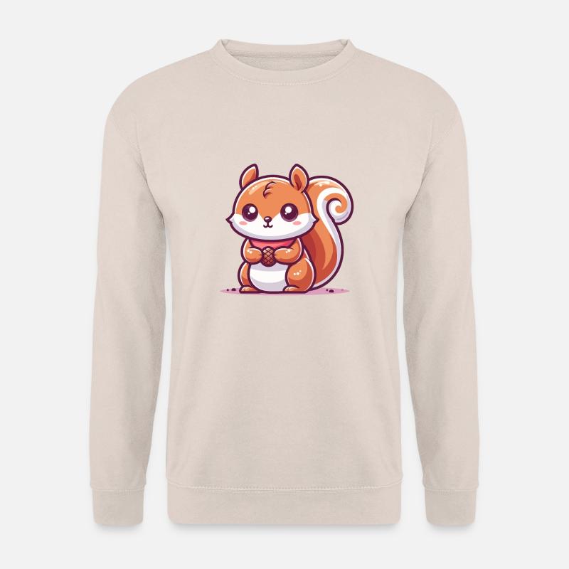 Squirrel with a seed - Unisex Sweatshirt - sand