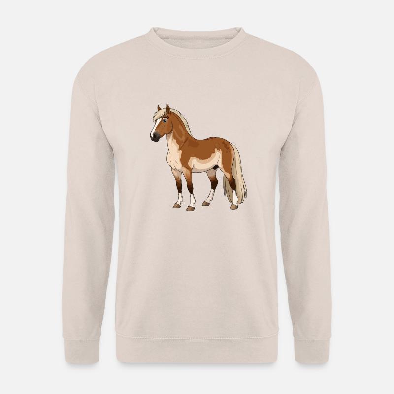 Fjordpferd echt - Unisex Pullover - Sand