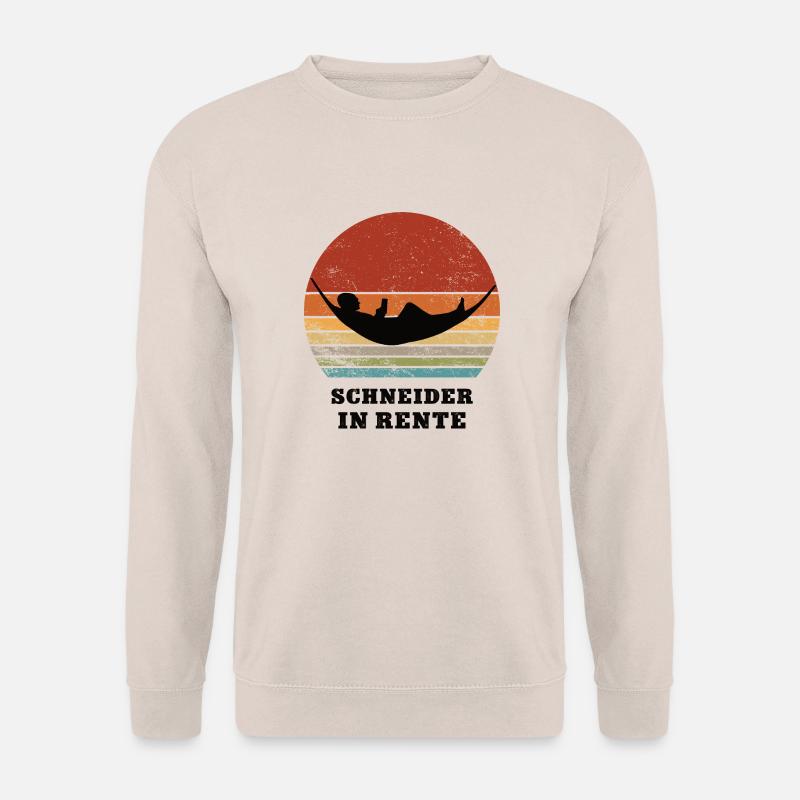 Rente Schneider Rentner Pension Ruhestand - Unisex Pullover - Sand