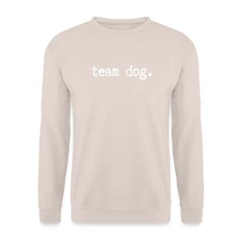 Chien d’équipe - Sweat-shirt Unisexe - sable - Devant - Alina (178cm) & Michal (187cm)