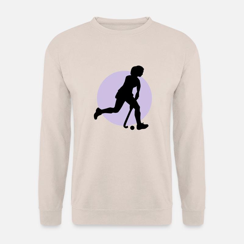hockey_woman_b_2c - Unisex Pullover - Sand