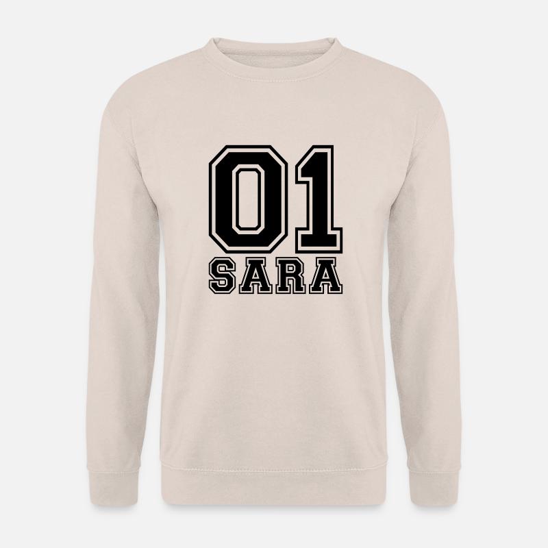 Sara - Name - Unisex Pullover - Sand
