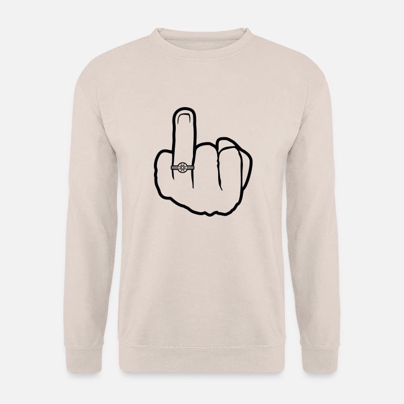 Ehering Hand Hochzeit - Unisex Pullover - Sand