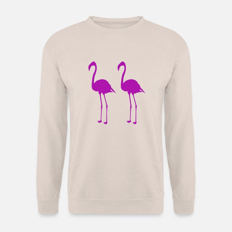flamingos - Unisex Pullover - Sand