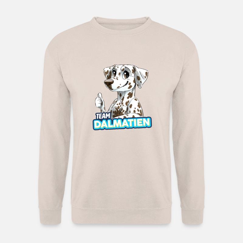 TEAM Dalmatiner - braun - Unisex Pullover - Sand
