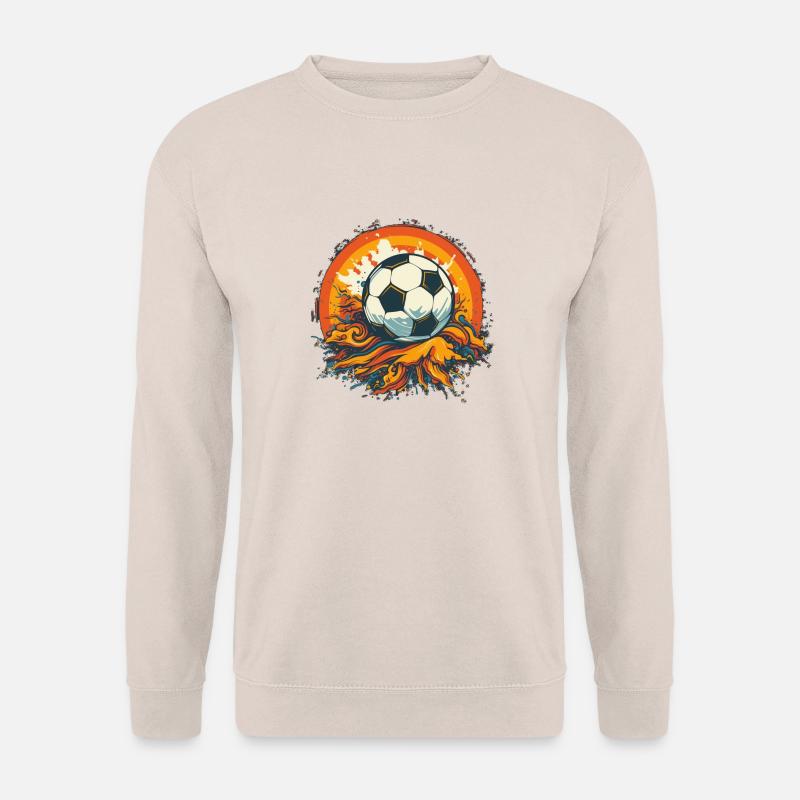 Fußball Ball - Unisex Pullover - Sand