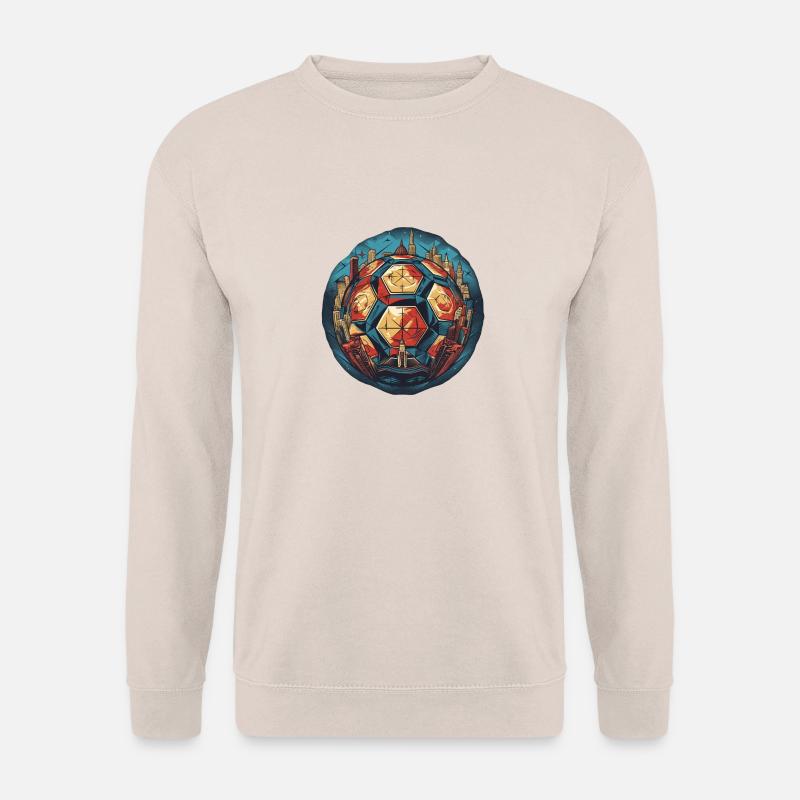 Fussball Ball - Unisex Pullover - Sand
