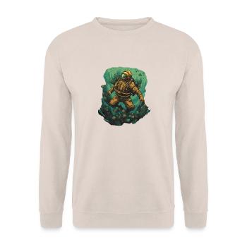 Plongeur - Sweat-shirt Unisexe - sable - Devant - Alina (178cm) & Michal (187cm)