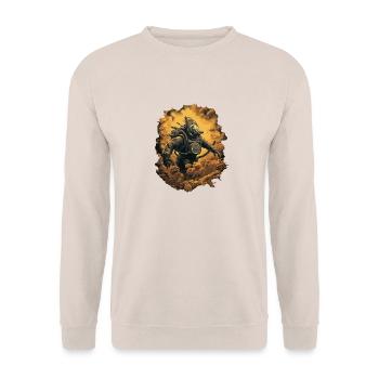 Plongeur - Sweat-shirt Unisexe - sable - Devant - Alina (178cm) & Michal (187cm)