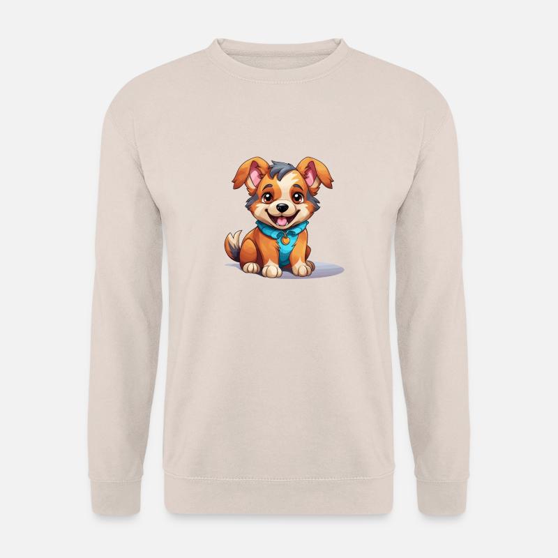 Hund - Kawaii Style - Unisex Pullover - Sand