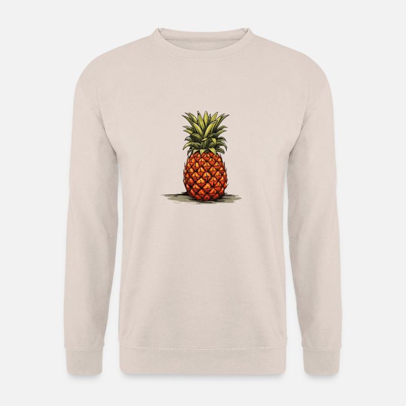 Ananas - Illustration - Unisex Pullover - Sand