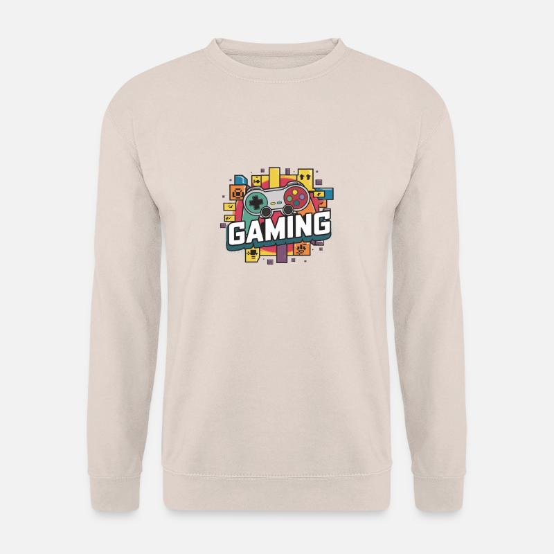 Gaming - Controller - Unisex Pullover - Sand