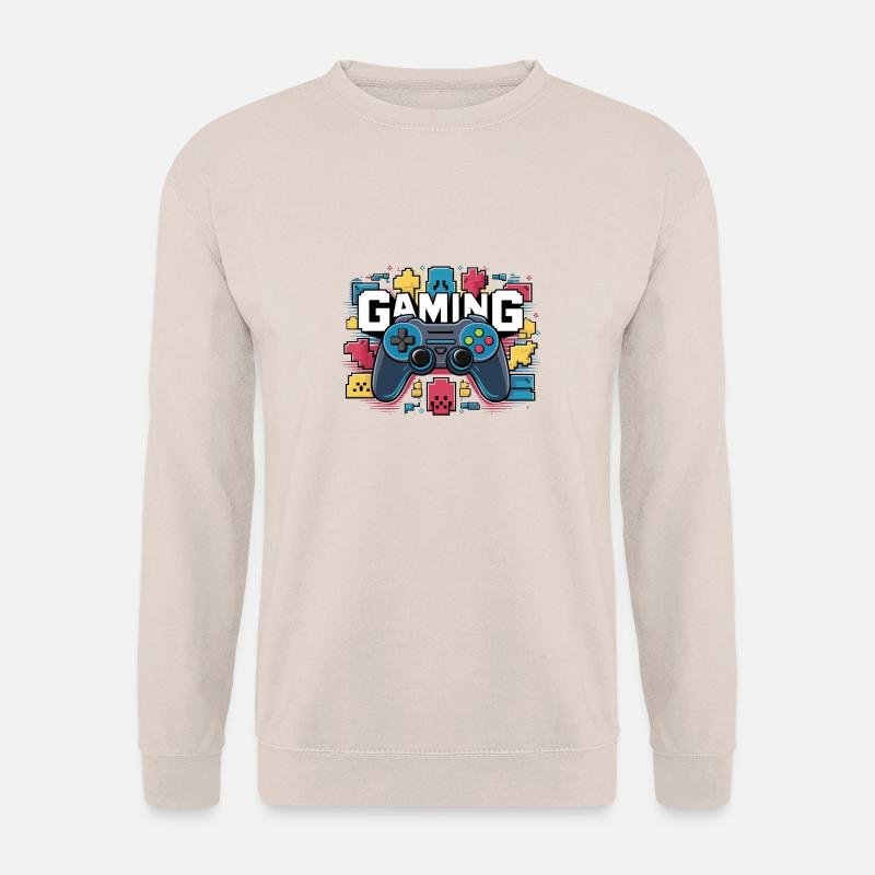 Gaming - Controller - Unisex Pullover - Sand