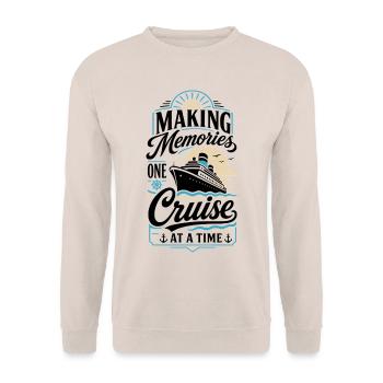 Making Memories One Cruise at a Time - Unisex Pullover - Sand - Vorne - Alina (178cm) & Michal (187cm)