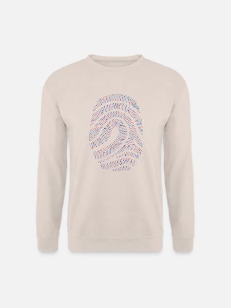 Fingerabdruck - Unisex Pullover - Sand