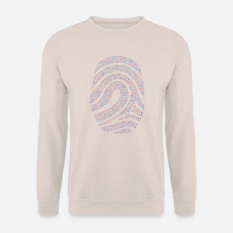 Fingerabdruck - Unisex Pullover - Sand