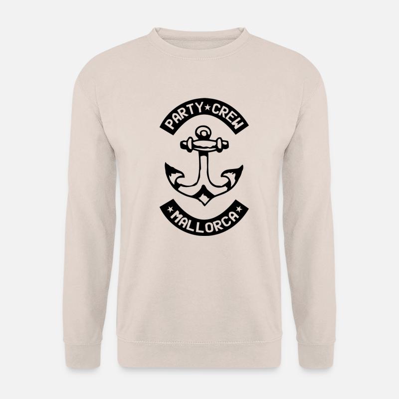 PARTY CREW MALLORCA - Unisex Pullover - Sand
