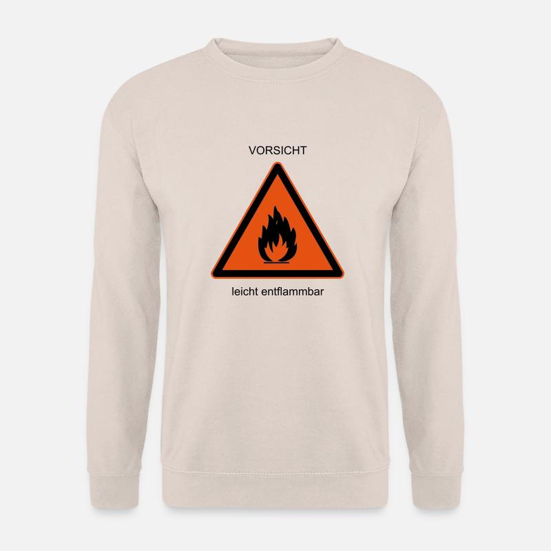 leicht entflammbar - Unisex Pullover - Sand
