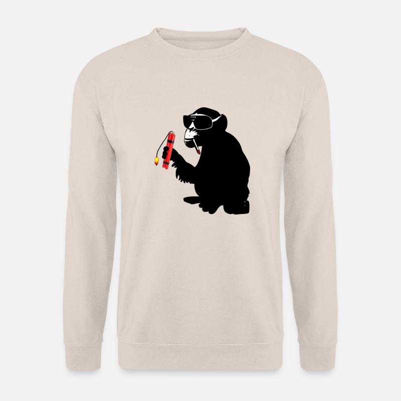 explosiv monkey - Unisex Pullover - Sand