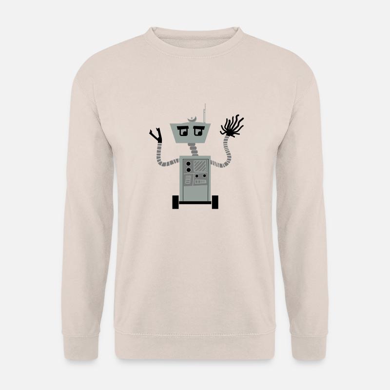 Roboter - Unisex Pullover - Sand