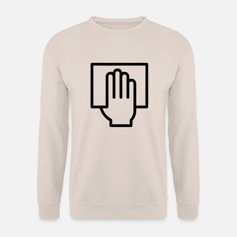 Hand mit Stimmzettel - Unisex Pullover - Sand