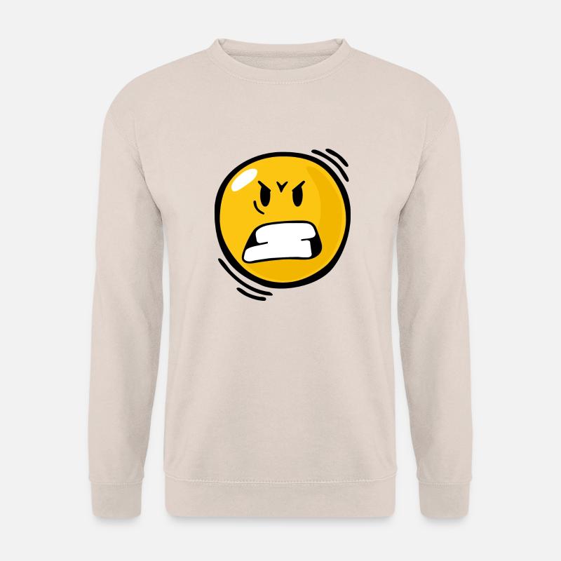 Smiley Anger - Unisex Pullover - Sand