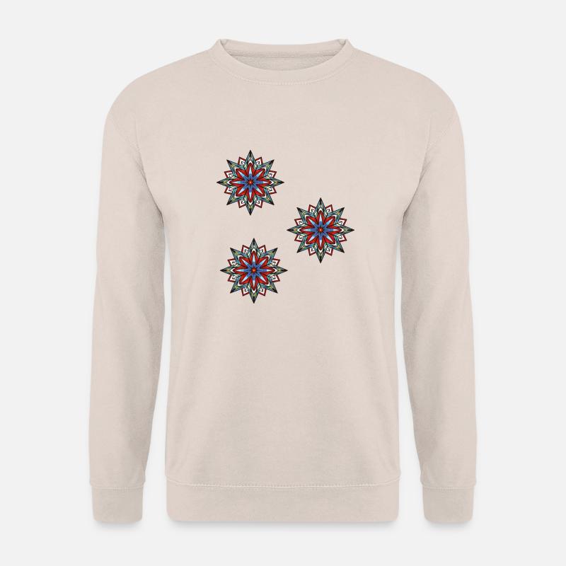 schneeflocke eiskristall - Unisex Pullover - Sand