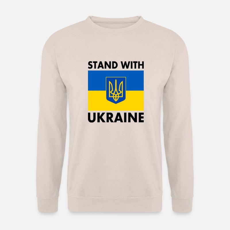stand with ukraine - Unisex Pullover - Sand