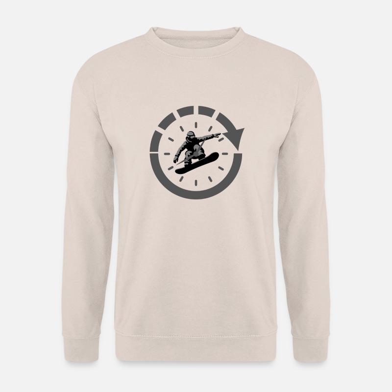 24/7 snowboarding - Unisex Pullover - Sand