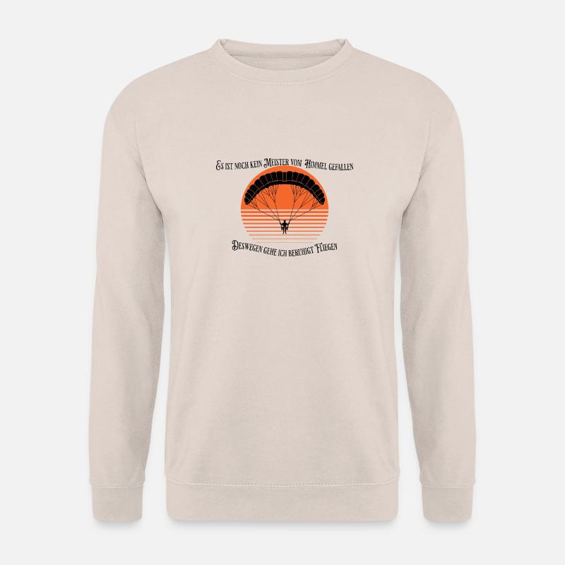Es ist noch kein Meister vom Himmel gefallen - Unisex Pullover - Sand