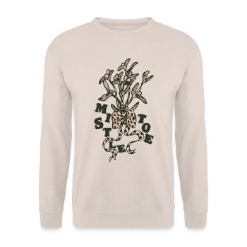 Mistel - Unisex Pullover - Sand - Vorne - Alina (178cm) & Michal (187cm)