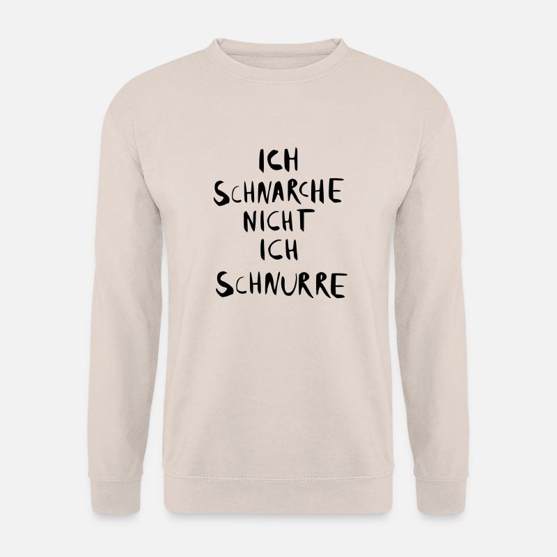 ich schnarche nicht - Unisex Pullover - Sand