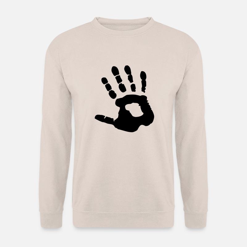 hand_f1 - Unisex Pullover - Sand
