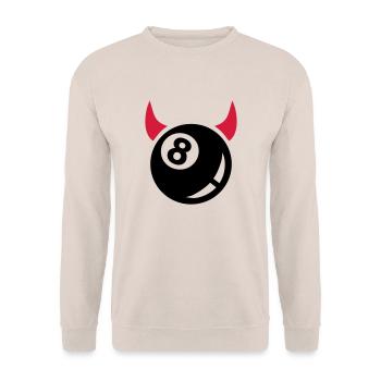 Billard - Unisex Pullover - Sand - Vorne - Alina (178cm) & Michal (187cm)