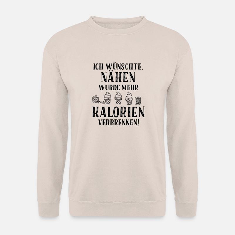 Kalorien nähen - Unisex Pullover - Sand