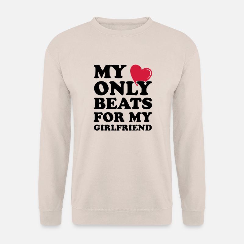 my_heart_beats_for01 - Unisex Pullover - Sand