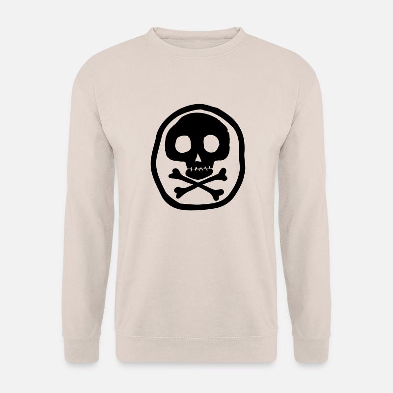 Schädel & Knochen - Unisex Pullover - Sand