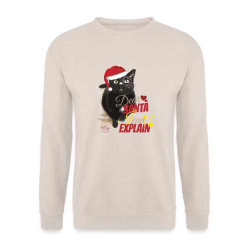 Katze Dear Santa - Unisex Pullover